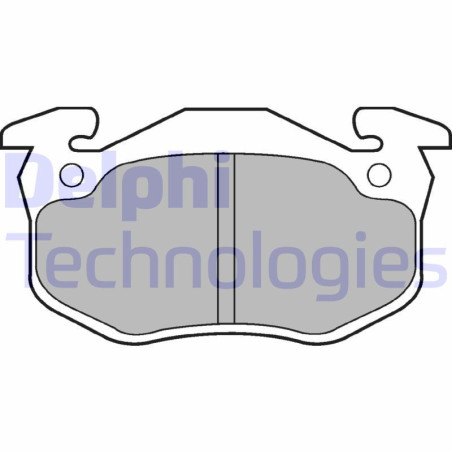 DELPHI LP852 Plaquettes de frein Avant pour