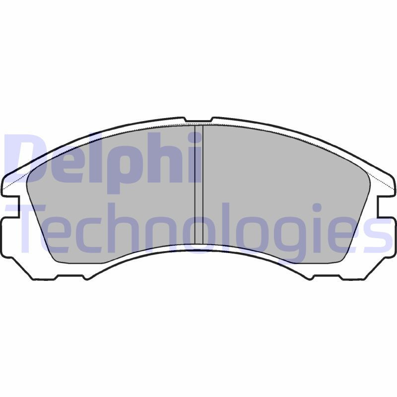DELPHI LP871 Klocki hamulcowe Przód dla