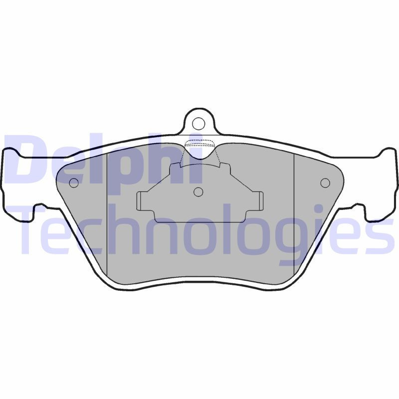 DELPHI LP873 Pastiglie freno Anteriore per