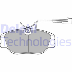 DELPHI LP875 Pastiglie freno Anteriore per