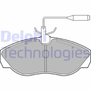 DELPHI LP877 Brzdové platničky Predné pre