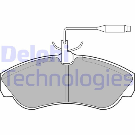 DELPHI LP878 Pastiglie freno Anteriore per