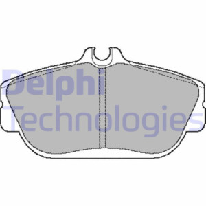 DELPHI LP887 Brzdové platničky Predné pre