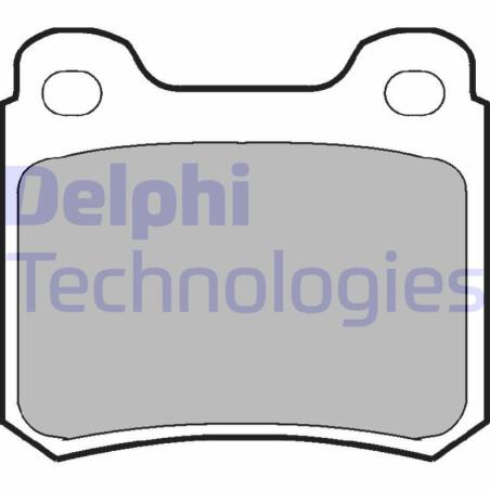 DELPHI LP915 Bremsbeläge Hinten für