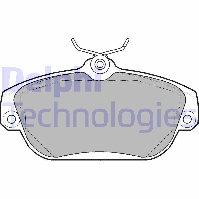 DELPHI LP919 Brake Pads Set Front for