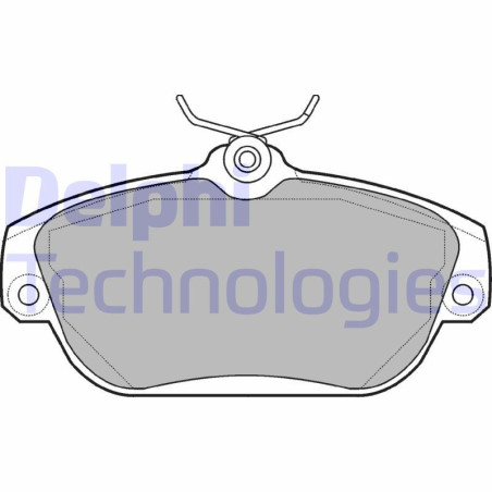 DELPHI LP919 Brake Pads Set Front for