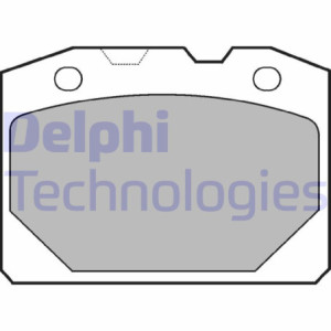 DELPHI LP92 Brzdové platničky Predné pre