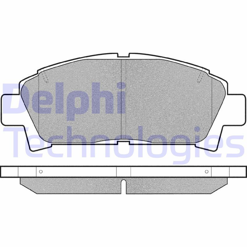 DELPHI LP940 Pastillas de freno Delantero para