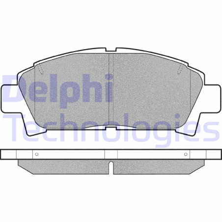 DELPHI LP940 Pastiglie freno Anteriore per