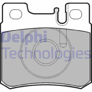 DELPHI LP946 Brake Pads Set Rear for