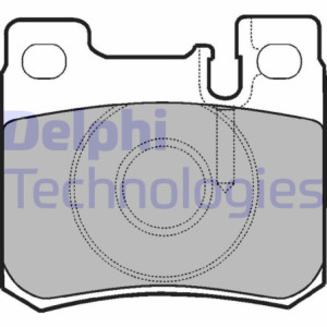 DELPHI LP947 Pastillas de freno Trasero para