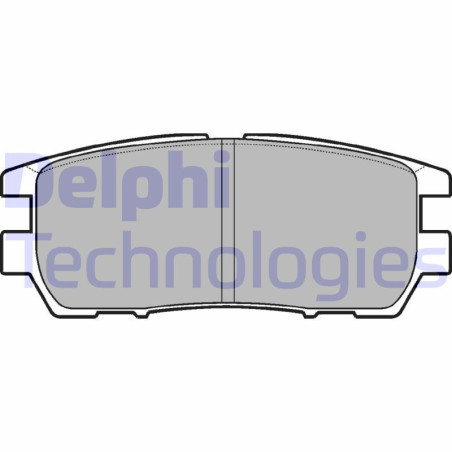 DELPHI LP954 Plaquettes de frein Arrière pour