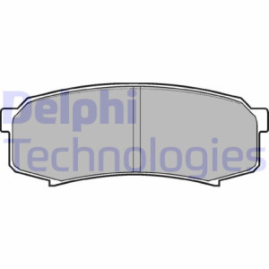 DELPHI LP963 Pastiglie freno Posteriore per