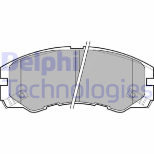 DELPHI LP964 Pastiglie freno Anteriore per