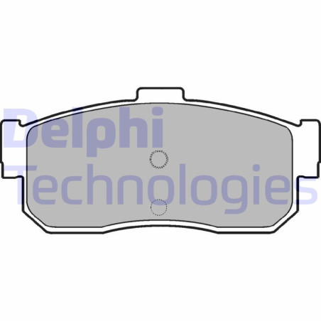 DELPHI LP971 Plaquettes de frein Arrière pour