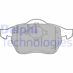 DELPHI LP978 Brzdové platničky Predné pre