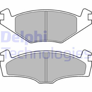 DELPHI LP979 Pastillas de freno Delantero para
