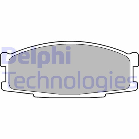DELPHI LP981 Plaquettes de frein Avant pour