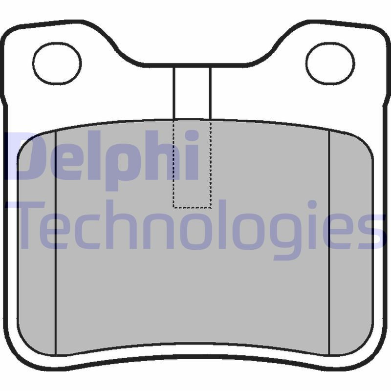 DELPHI LP991 Pastiglie freno Posteriore per