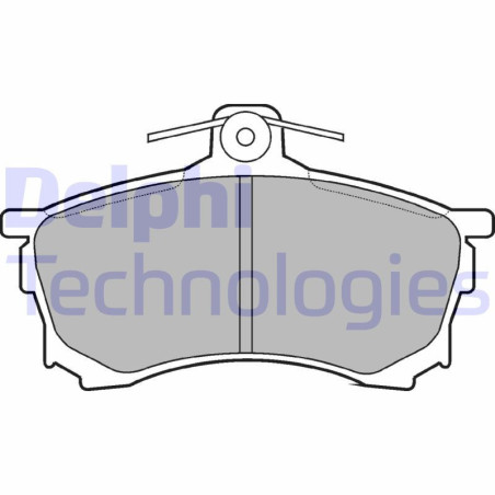 DELPHI LP992 Brake Pads Set Front for