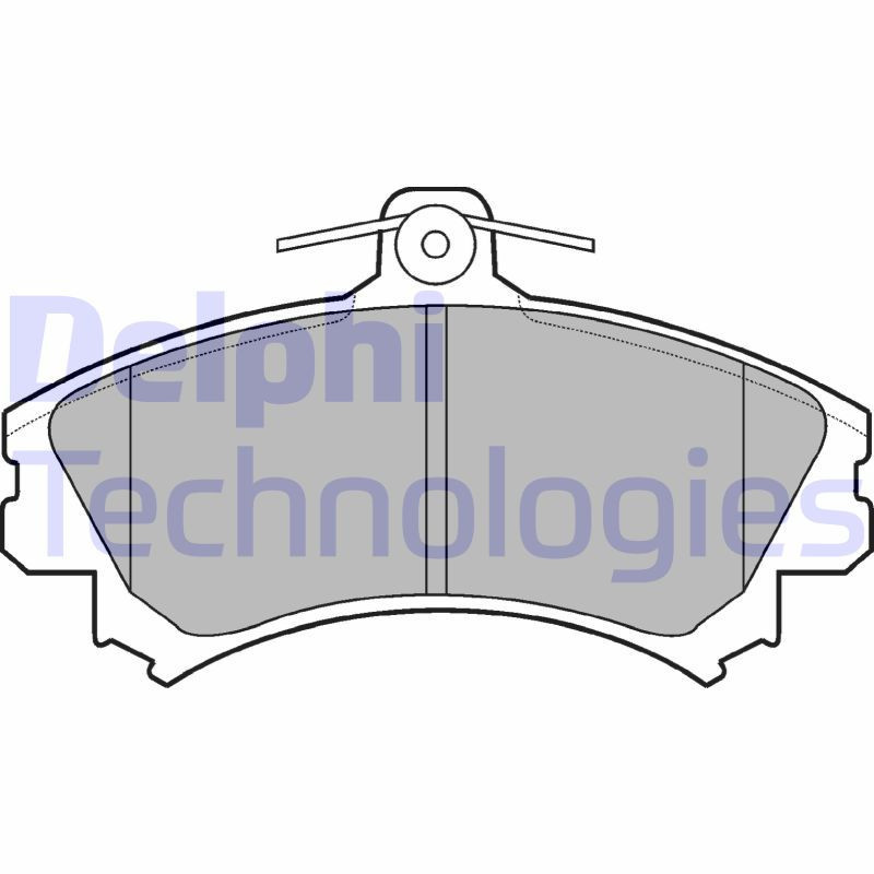 DELPHI LP993 Plaquettes de frein Avant pour