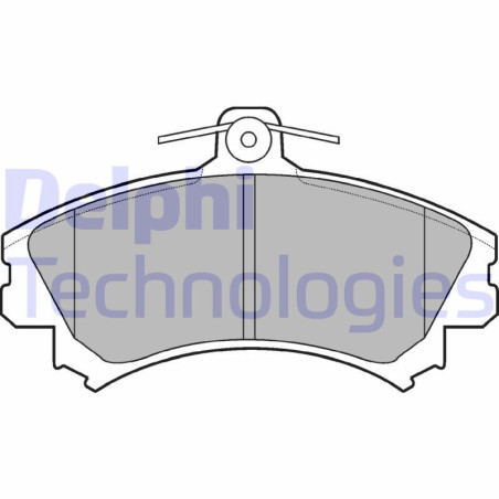 DELPHI LP993 Brake Pads Set Front for