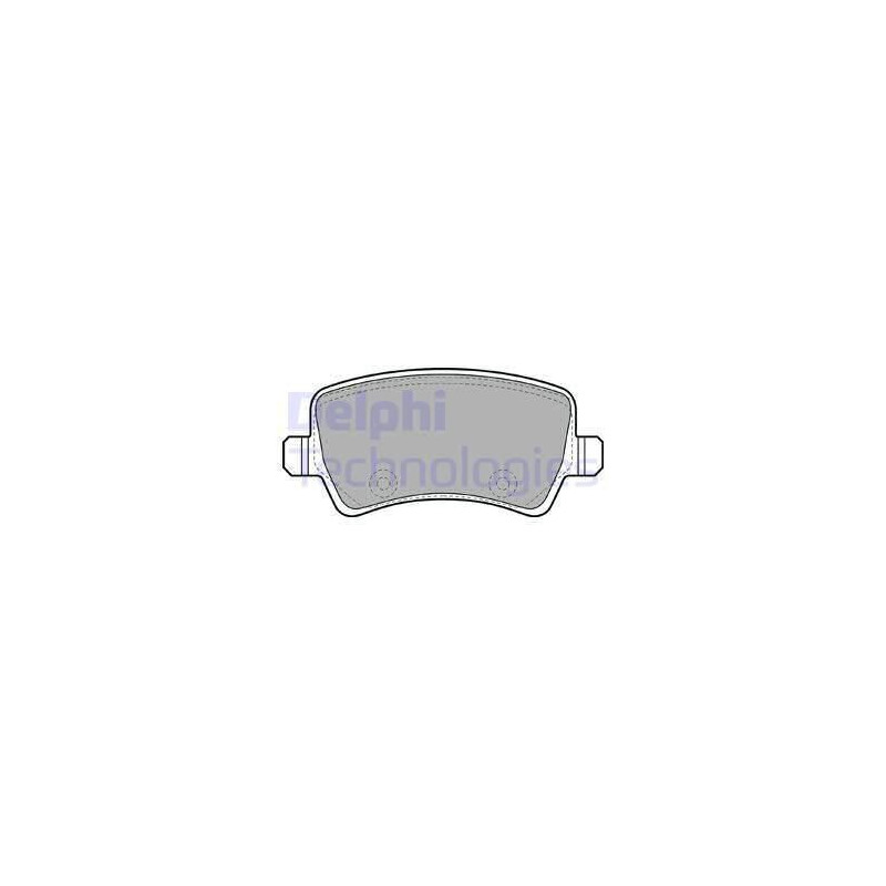Bremsbeläge Hinten für Ford Land Rover Volvo DELPHI LP2008