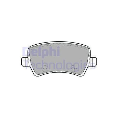 Bremsbeläge Hinten für Ford Land Rover Volvo DELPHI LP2008