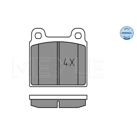 MEYLE 025 200 1115 Plaquettes de frein avant pour 911 /8 HECKFLOSSE S Transporter W111 Spider Pagode