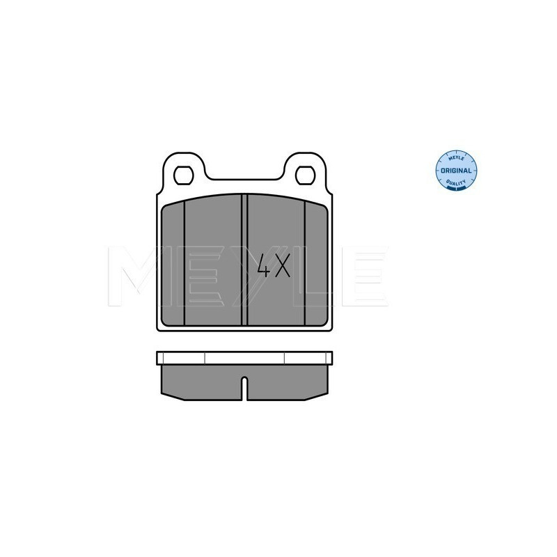 MEYLE 025 200 1118 Brake Pads Set Front for VW Transporter