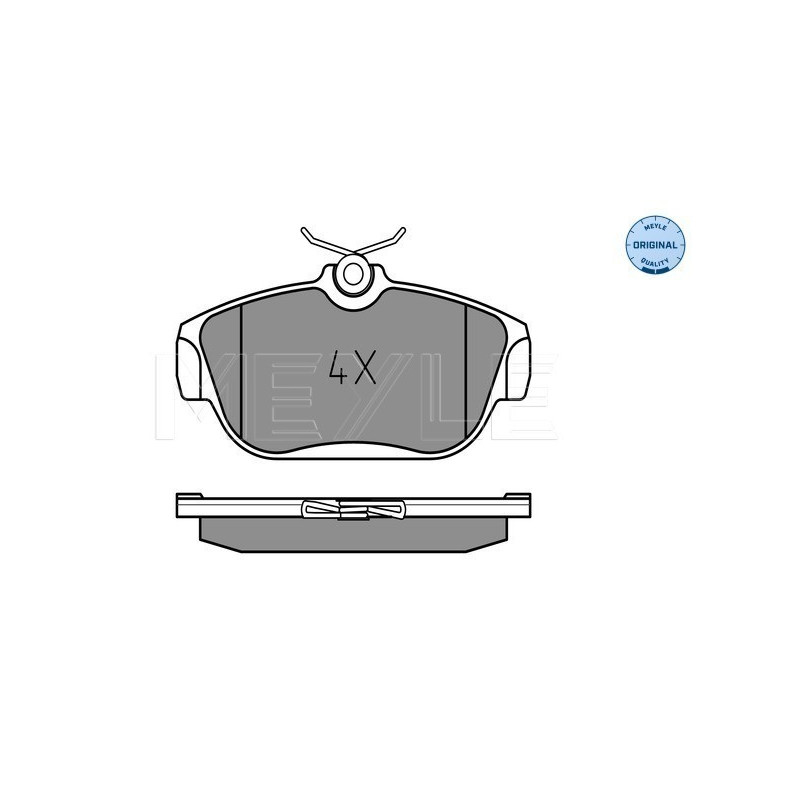 MEYLE 025 201 6418 Brake Pads Set Front for Volvo 940 960 740 S90 V90