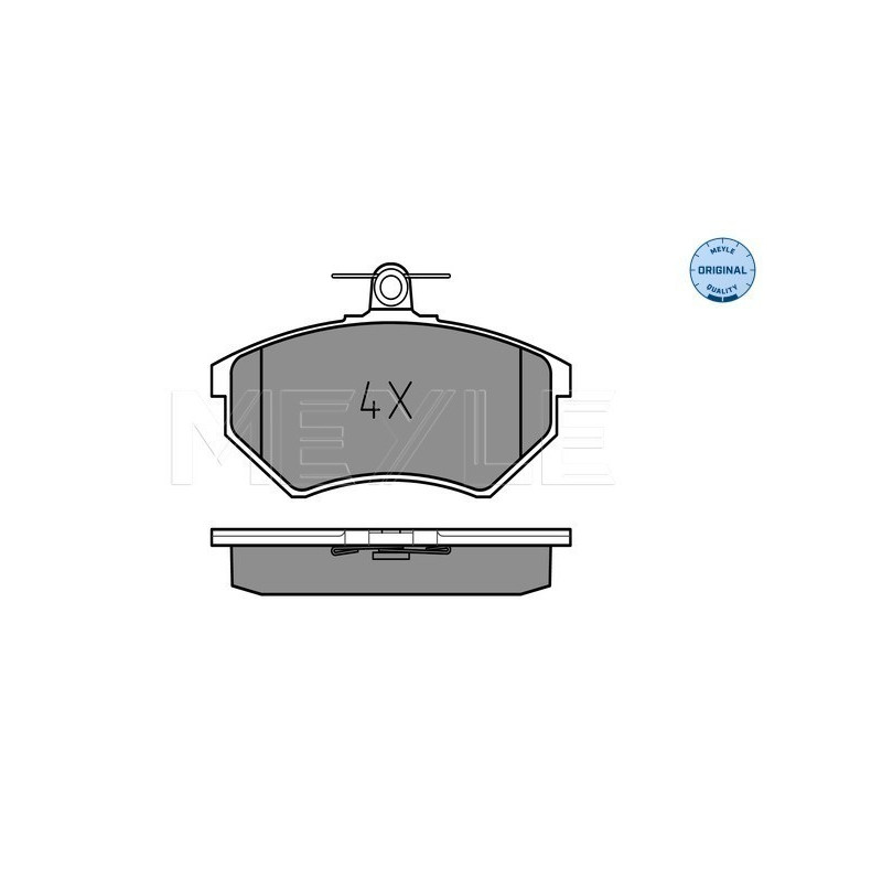 MEYLE 025 201 6819 Pastillas de freno delantero para Golf Passat 80 Caddy Vento Cabriolet Cordoba