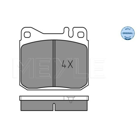 MEYLE 025 203 4117 Pastillas de freno delantero para Mercedes S W123 SL