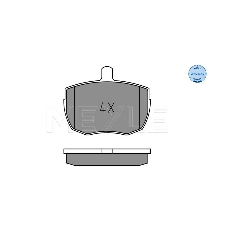 MEYLE 025 203 5918 Brzdové platničky predné pre Transit Defender 110/127