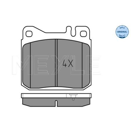 MEYLE 025 203 9215 Klocki hamulcowe przód dla Mercedes SL W123 S