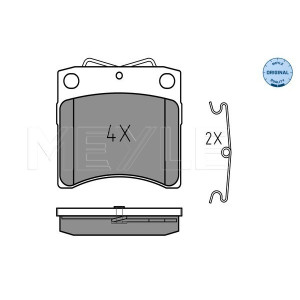 MEYLE 025 206 5217 Pastillas de freno delantero para VW Transporter