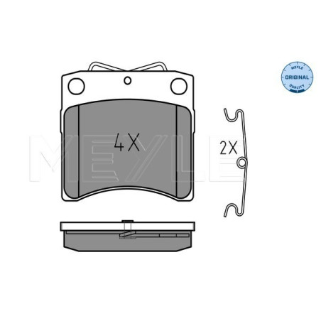 MEYLE 025 206 5217 Bremsbeläge Vorne für VW Transporter