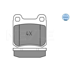 MEYLE 025 206 8715 Brzdové platničky zadné pre Mercedes 124 E C 190