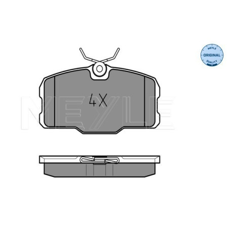 MEYLE 025 207 5118 Brzdové platničky predné pre Mercedes S