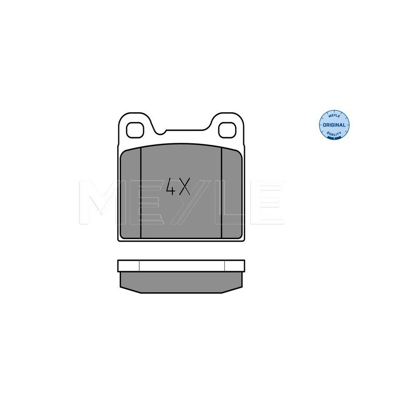 MEYLE 025 207 5514 Brzdové destičky zadní pro Volvo 240 740 940 850 S70 V70 C70 960 760 260 780 XC70