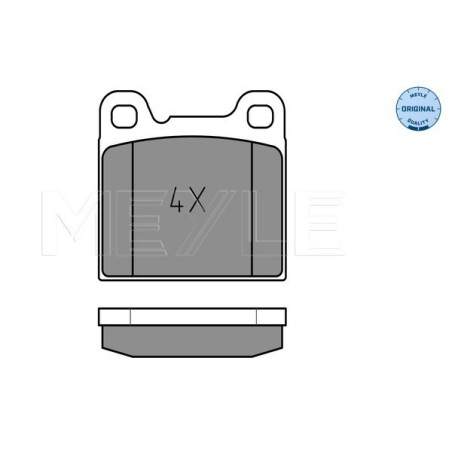 MEYLE 025 207 5514 Brzdové platničky zadné pre Volvo 240 740 940 850 S70 V70 C70 960 760 260 780