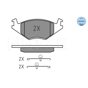MEYLE 025 208 8717 Pastiglie freno anteriore per Polo Ibiza Cordoba