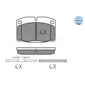 MEYLE 025 209 3915 Brzdové platničky predné pre Vectra Kadett Astra Corsa Ascona Cavalier Omega