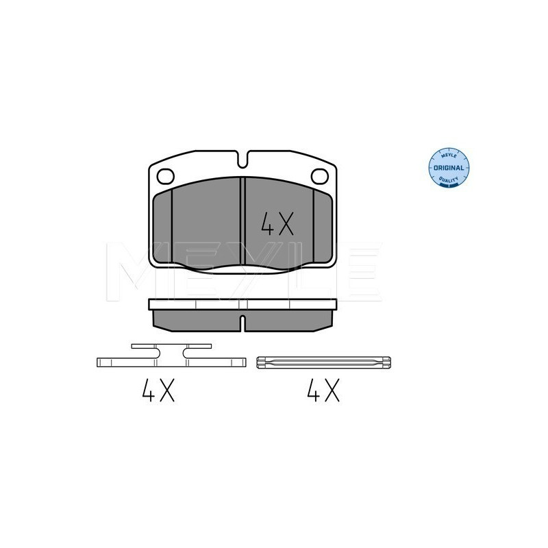 MEYLE 025 209 3915 Pastiglie freno anteriore per Vectra Kadett Astra Corsa Ascona Cavalier Omega