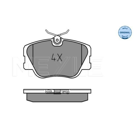 MEYLE 025 209 4119 Brzdové destičky přední pro Mercedes 124 E 190