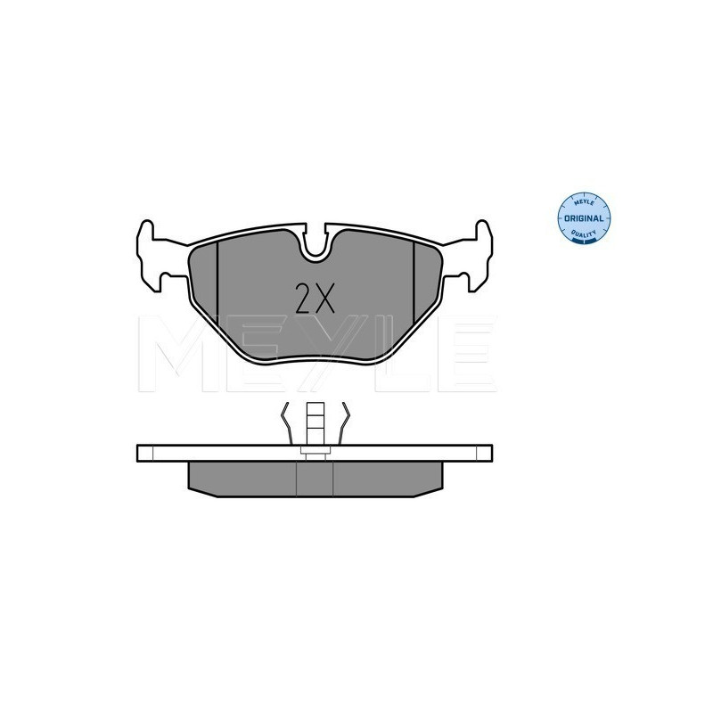 MEYLE 025 209 9517 Plaquettes de frein arrière pour BMW 5 3 7 Z3 Z1