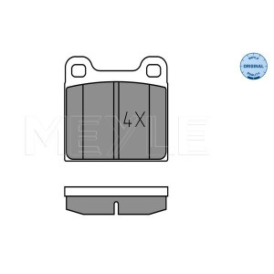 MEYLE 025 210 3515 Pastillas de freno trasero para Mercedes S SL W123
