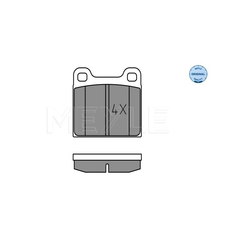 MEYLE 025 210 3515 Plaquettes de frein arrière pour Mercedes S SL W123