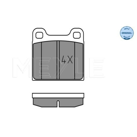 MEYLE 025 210 3515 Pastillas de freno trasero para Mercedes S SL W123
