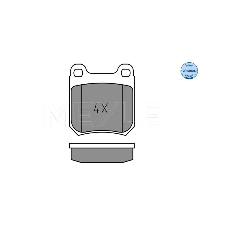MEYLE 025 210 5015 Plaquettes de frein arrière pour Vectra Omega 9-3 Carlton 900 9-5 Senator Calibra